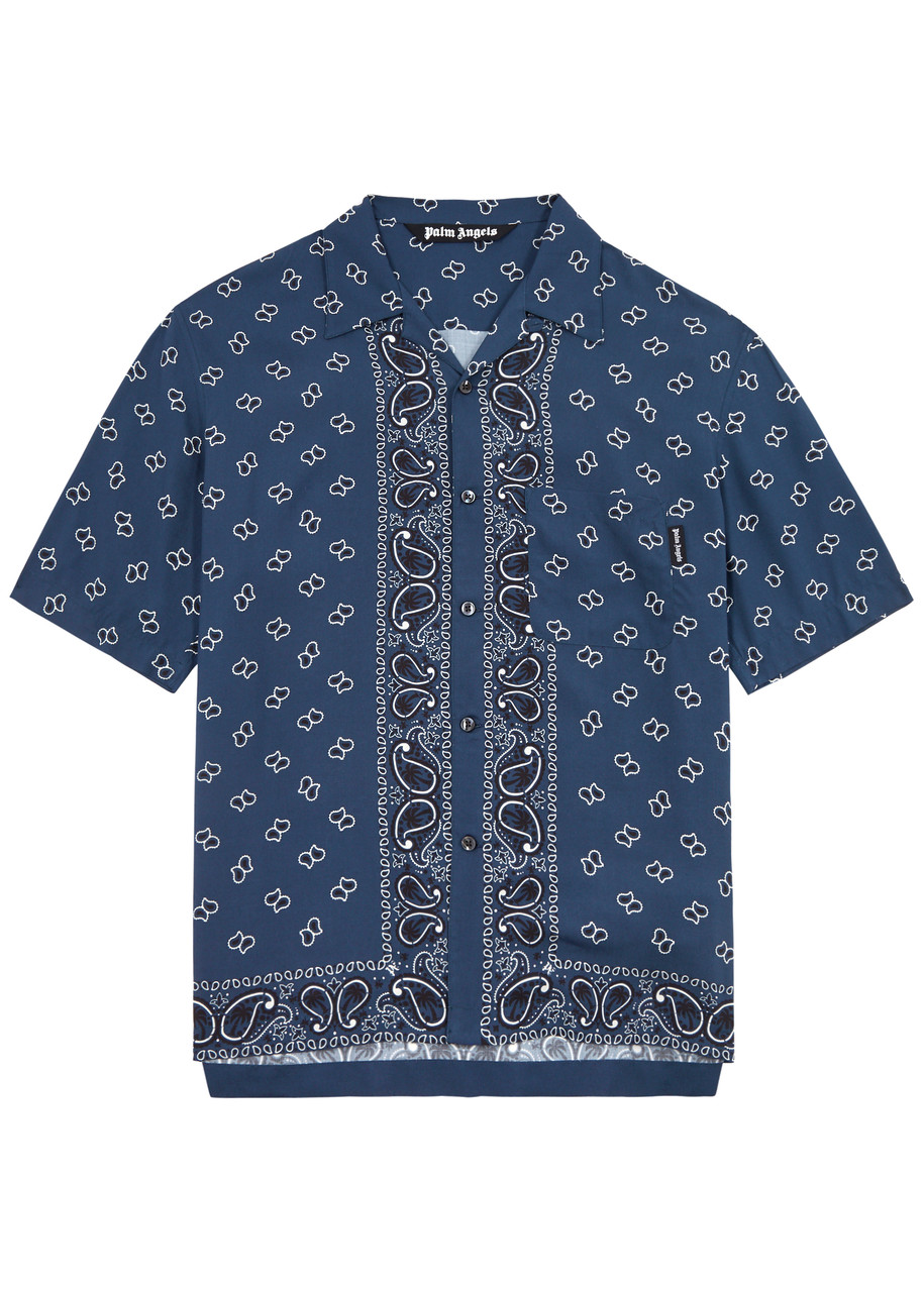 PALM ANGELS Paisley-print shirt | Harvey Nichols