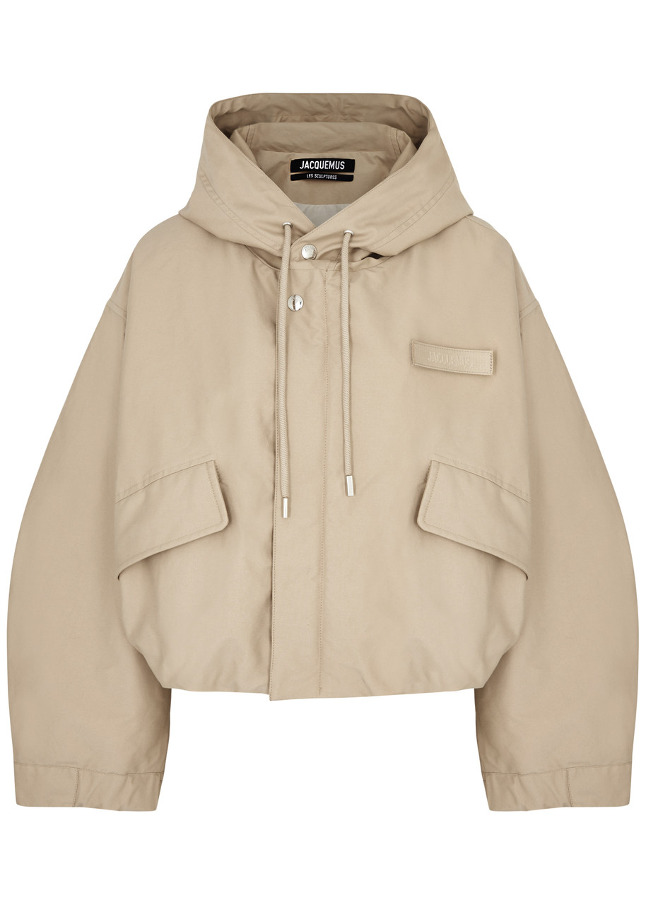 JACQUEMUS La Parka Courte Caraco canvas jacket | Harvey Nichols JACQUEMUS La Parka Courte Caraco canvas jacket | Harvey Nichols