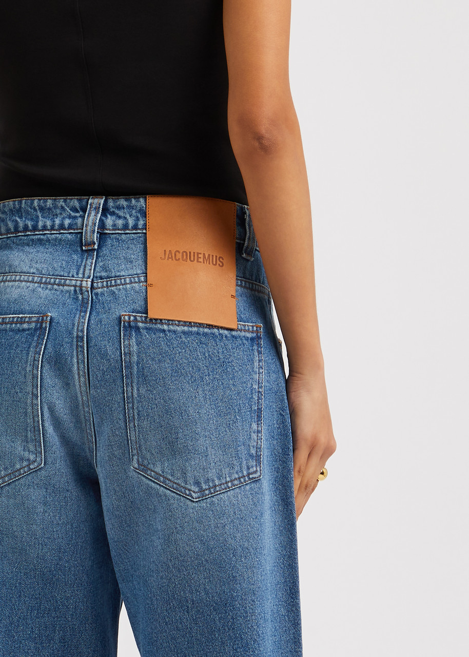 パンツ JACQUEMUS jacquemus Le de-Nimes jeans JACQUEMUS Le De Nîmes Wide Leg Jeans Jacquemus