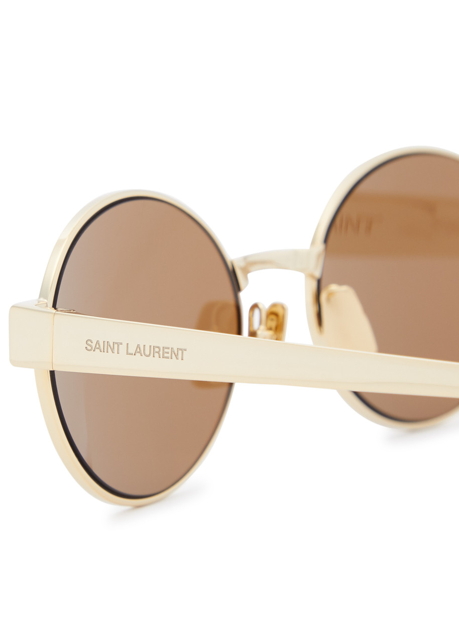 SAINT LAURENT Oval-frame sunglasses | Harvey Nichols