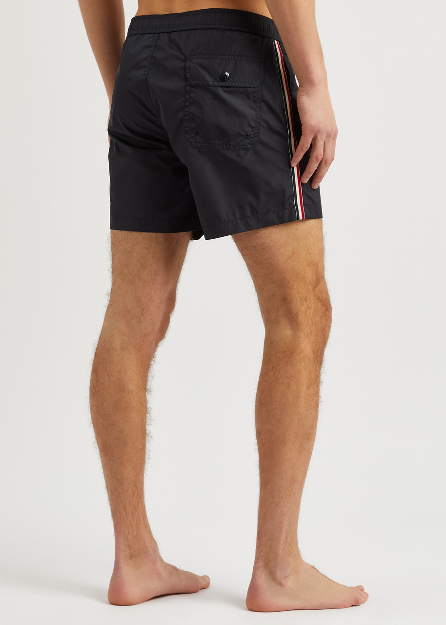 MONCLER Striped logo shell swim shorts Harvey Nichols