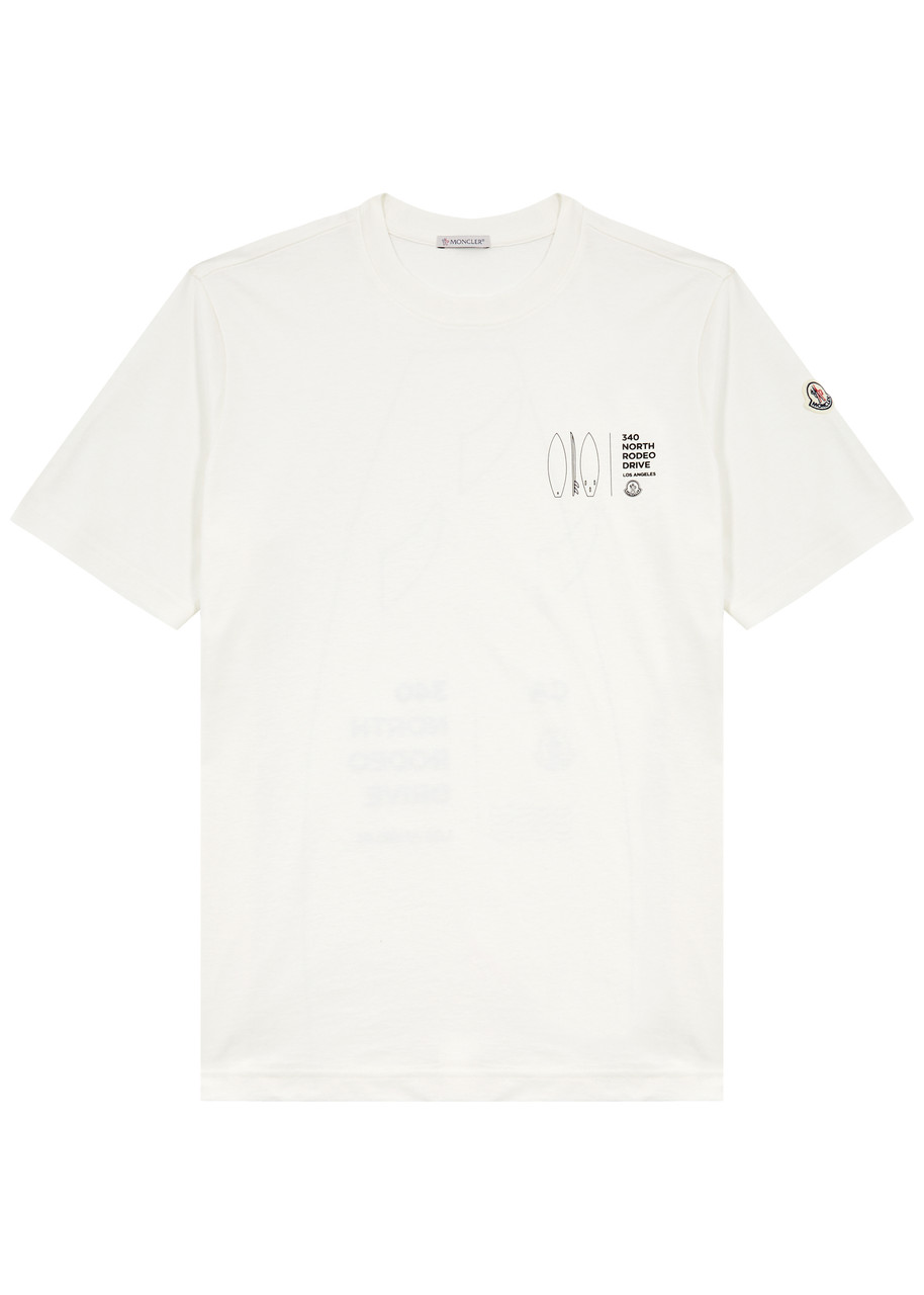 MONCLER Surf logo-print cotton T-shirt | Harvey Nichols