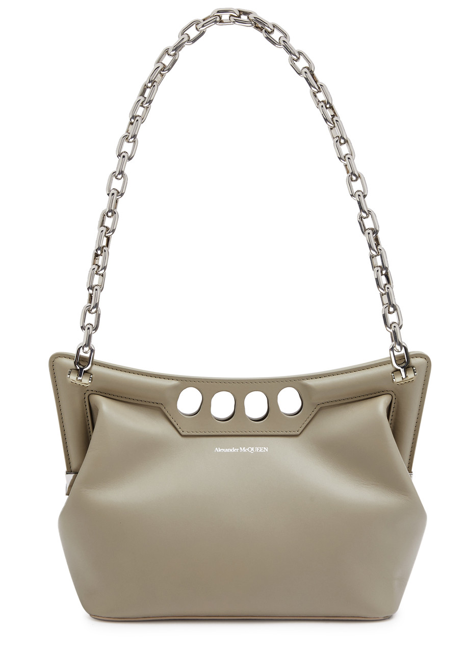 alexander mcqueen スモール ピーク バッグ ALEXANDER MCQUEEN The Peak small leather shoulder bag
