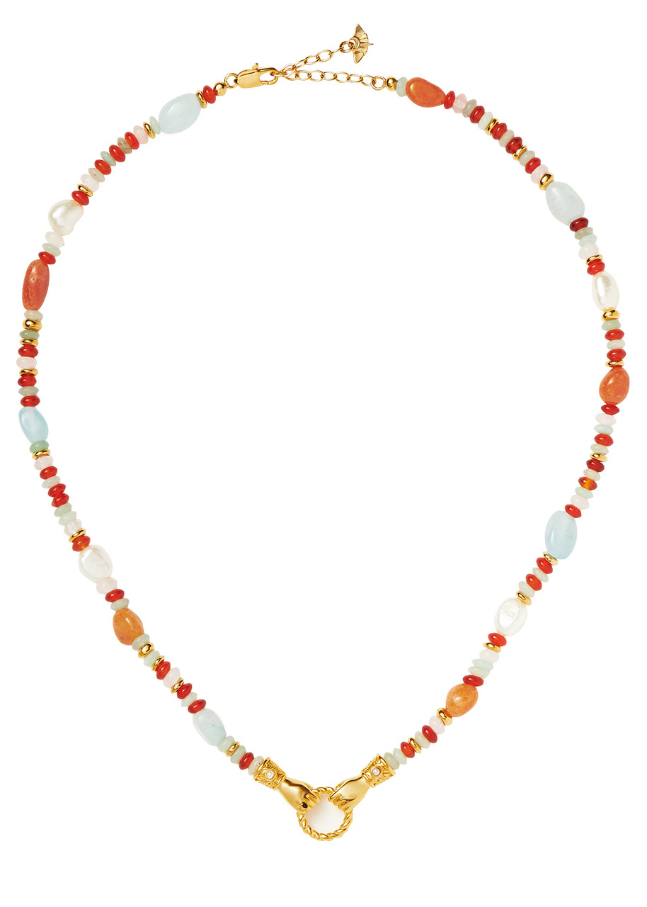 MISSOMA X Harris Reed In Good Hands beaded necklace | Harvey MISSOMA X Harris Reed In Good Hands beaded necklace | Harvey