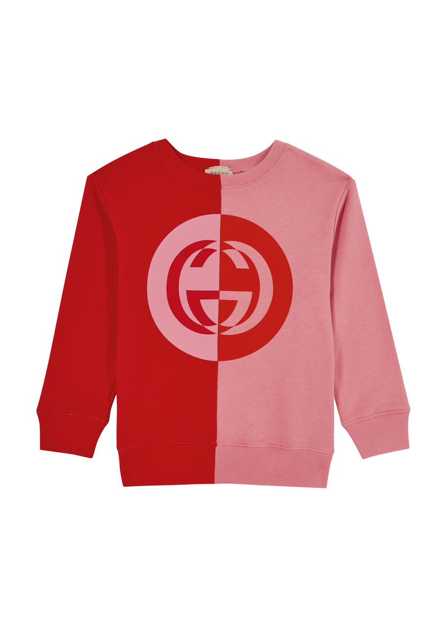 GUCCI KIDS Logo-print cotton sweatshirt (6-12 years) Harvey Nichols