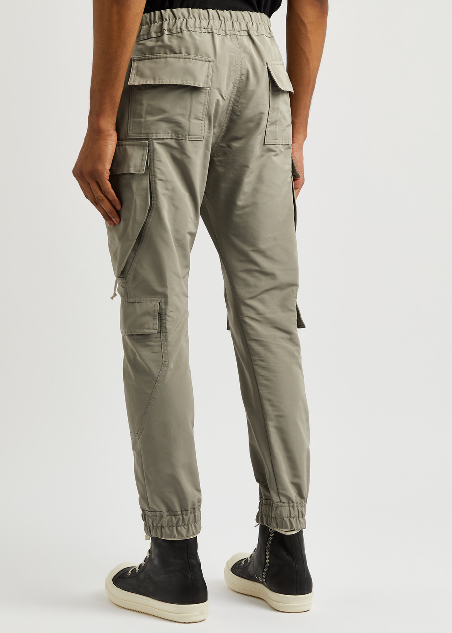 RICK OWENS Mastodon stretch-cotton cargo trousers | Harvey Nichols