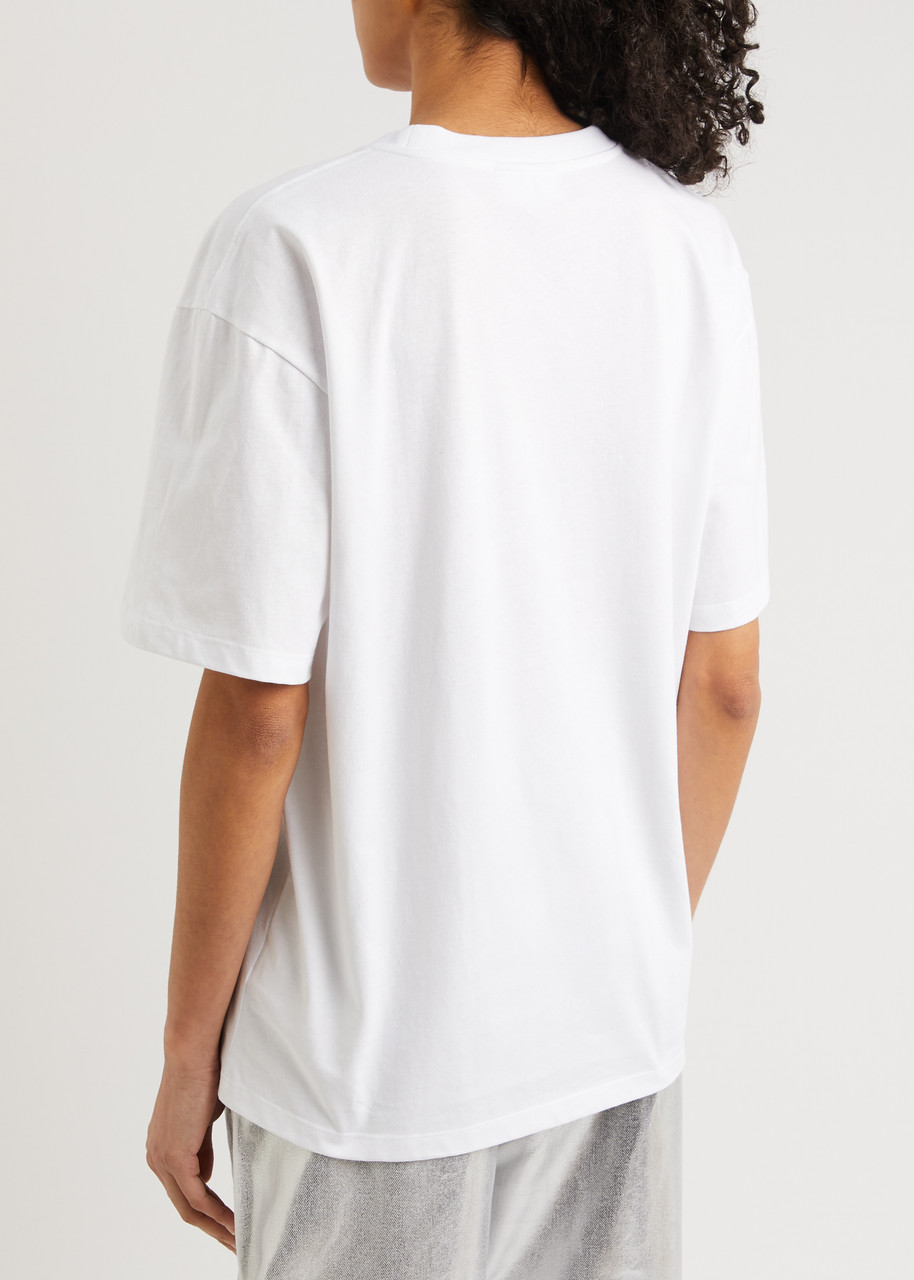 GANNI Future Heavy printed cotton T-shirt | Harvey Nichols