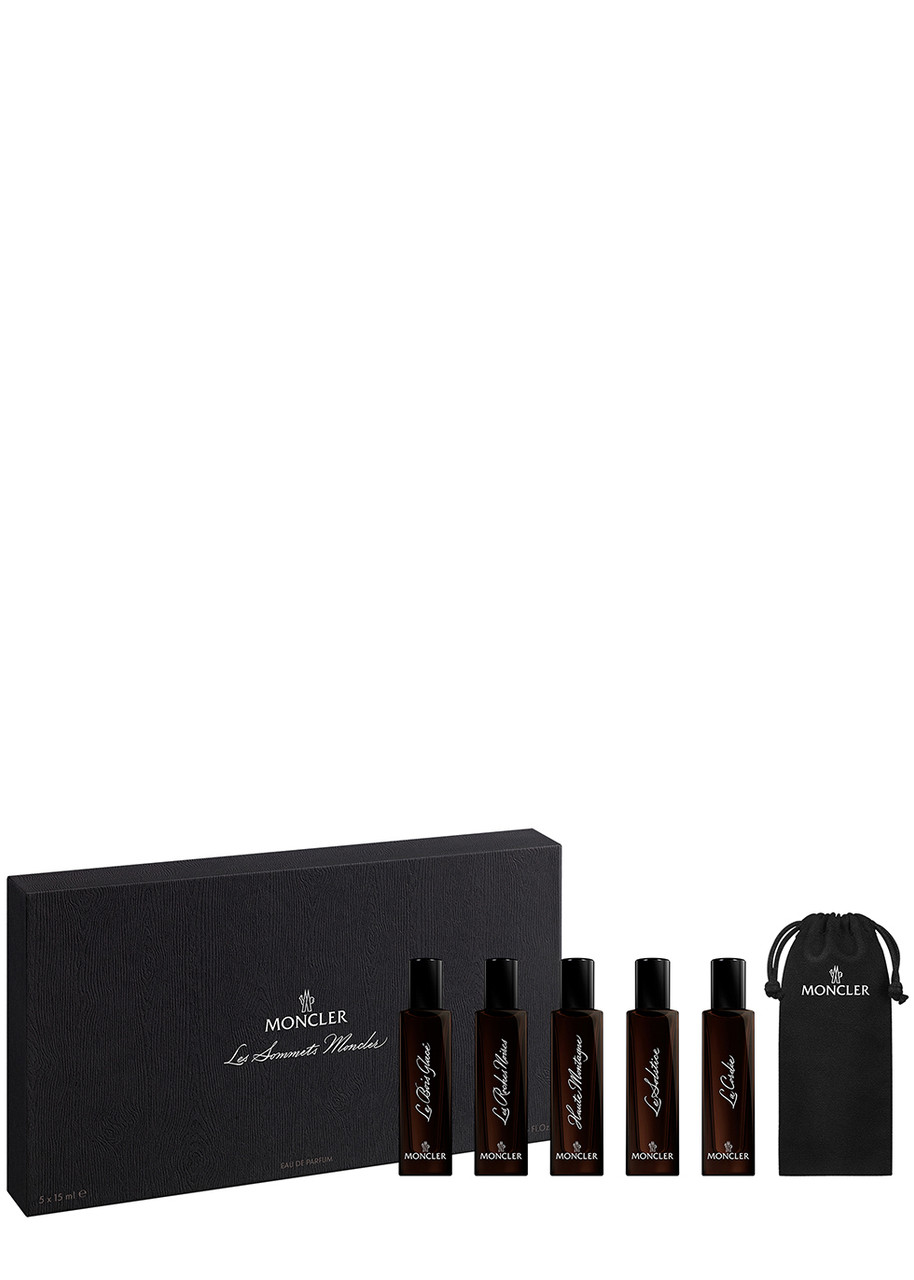 MONCLER Les Sommets Eau de Parfum Set 5 x 15ml | Harvey Nichols