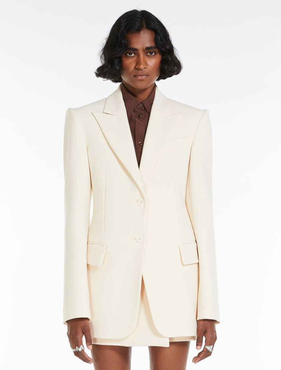 SPORTMAX Sportmax 1 uscita - single-breasted stretch wool