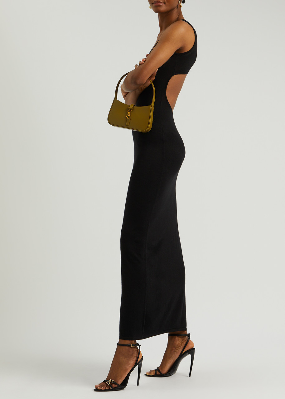 【関税&送料込み】Saint Laurent Open-Back Knitted Dress SAINT LAURENT Open-back knitted maxi dress | Harvey Nichols