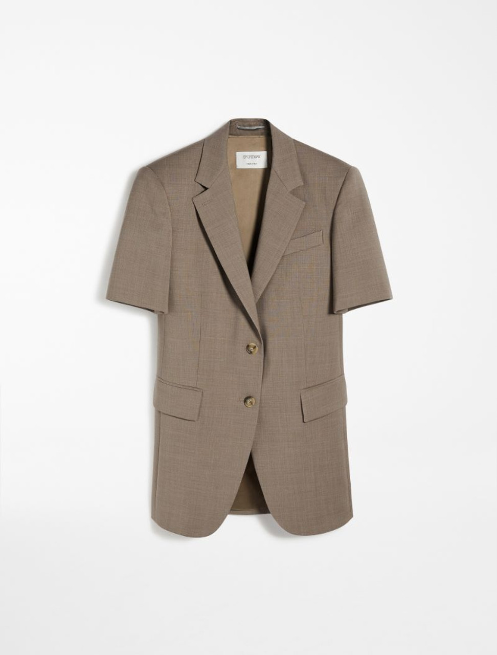 SPORTMAX Sportmax 1 uscita - short-sleeved stretch wool SPORTMAX Sportmax 1 uscita - short-sleeved stretch wool