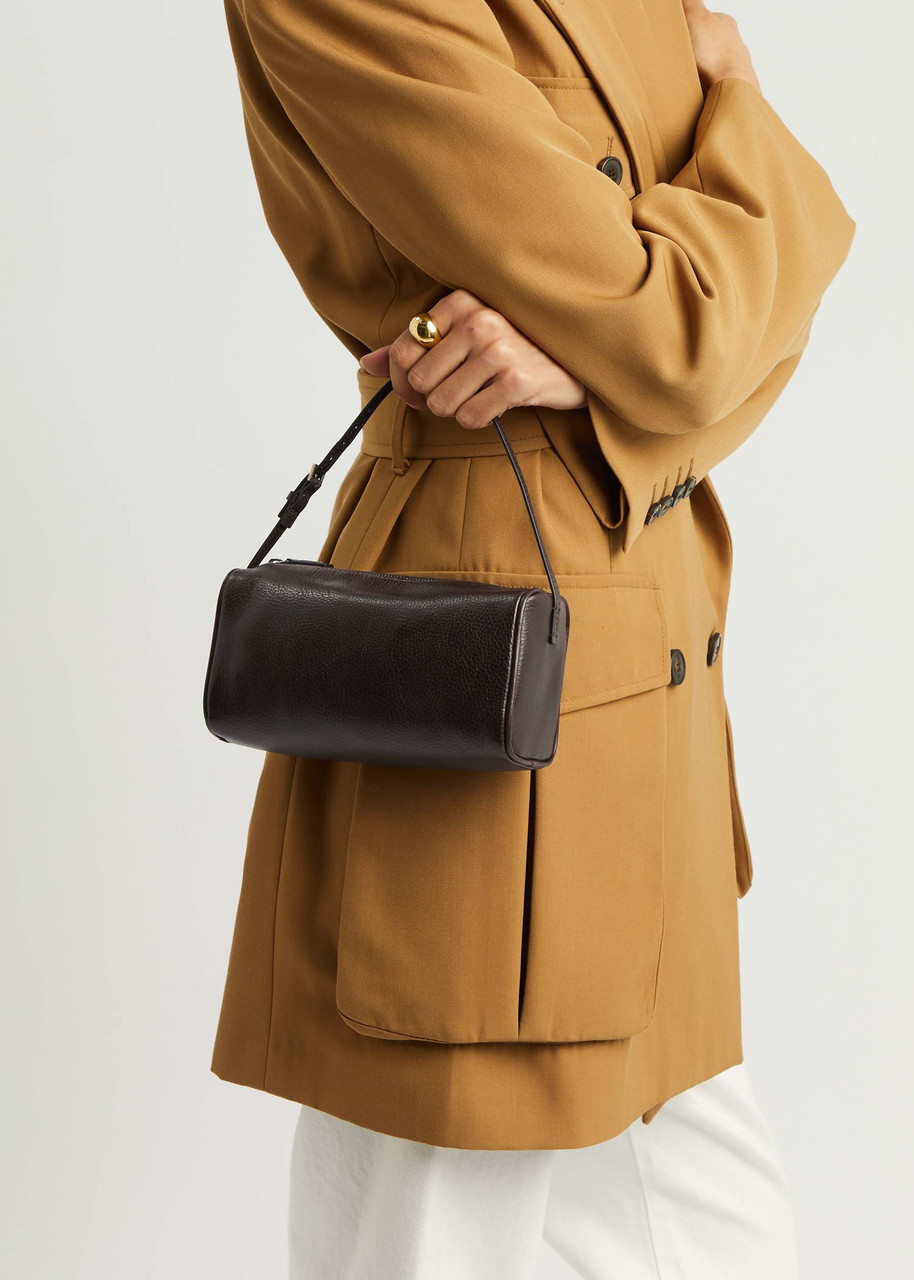 ハンドバッグ THE ROW ROUND 90S LEATHER HANDBAG TR25554B-The-Row-Round-90_s-
