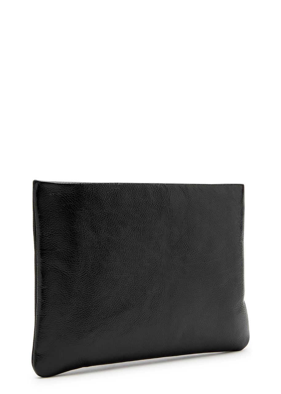 SAINT LAURENT Calypso small patent leather pouch | Harvey SAINT LAURENT Calypso small patent leather pouch | Harvey