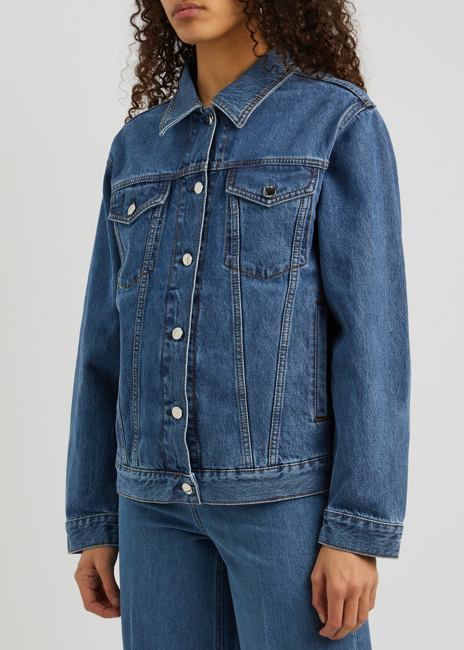 TOTEME Denim jacket | Harvey Nichols