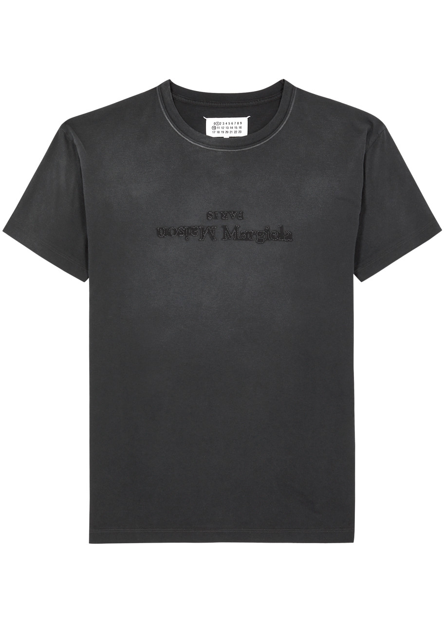 MAISON MARGIELA Logo faded cotton T-shirt | Harvey Nichols