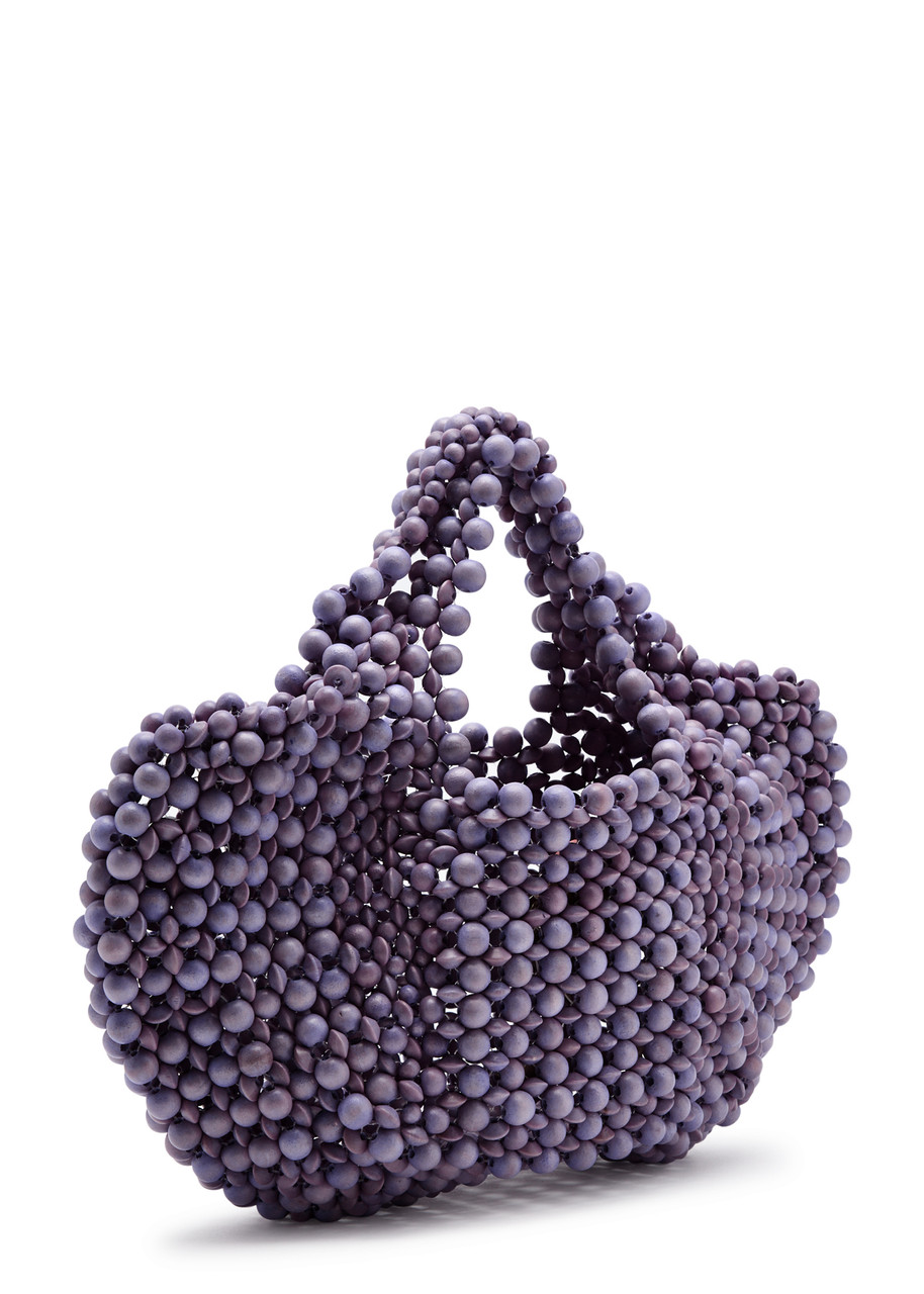 ARANAZ Lagrima beaded top handle bag | Harvey Nichols