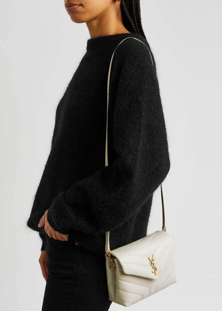【新品未使用】SAINT LAURENT Lou Crossbody Bag SAINT LAURENT Lou leather cross-body bag | Harvey Nichols