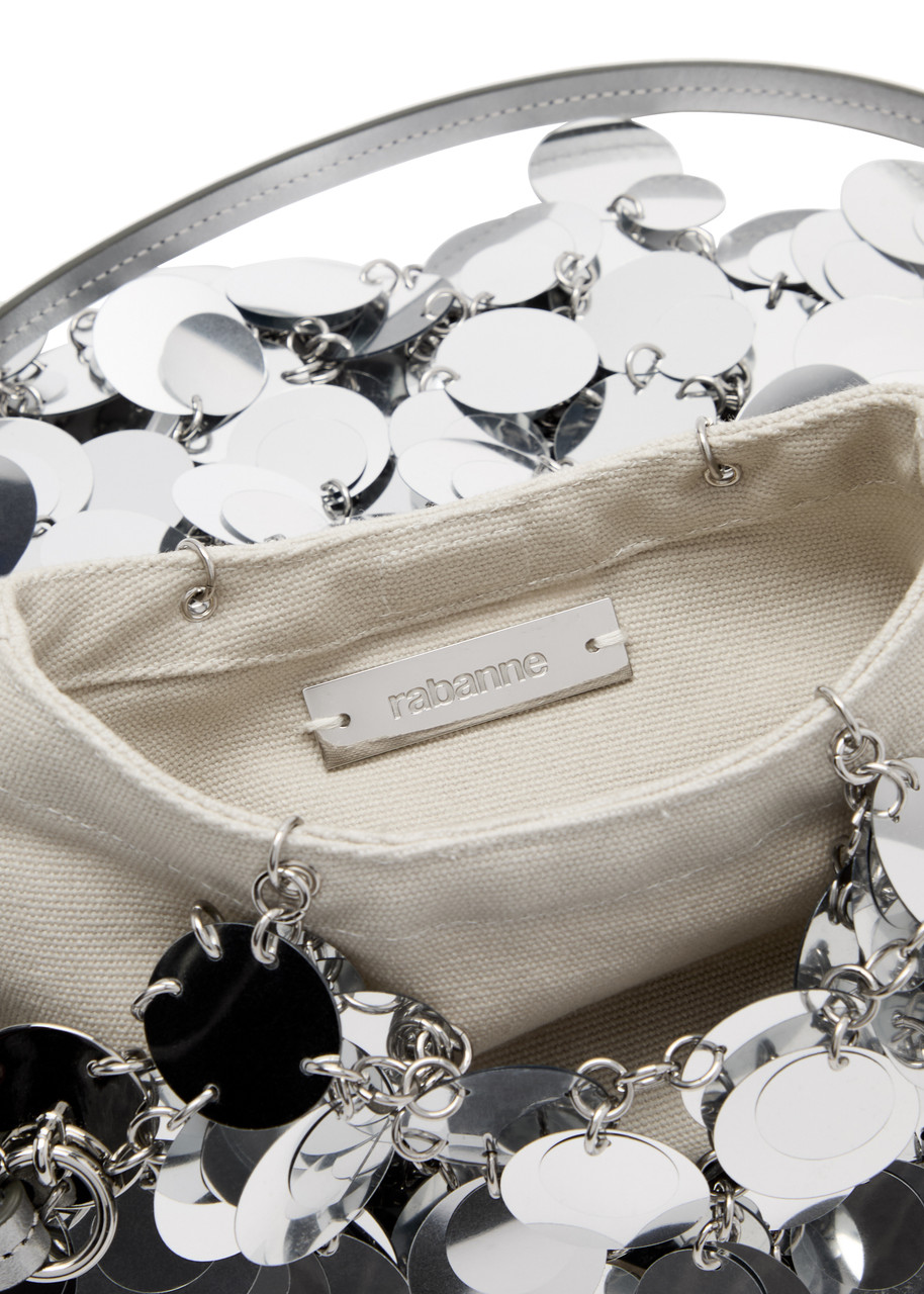 RABANNE Sparkle Discs embellished shoulder bag | Harvey Nichols