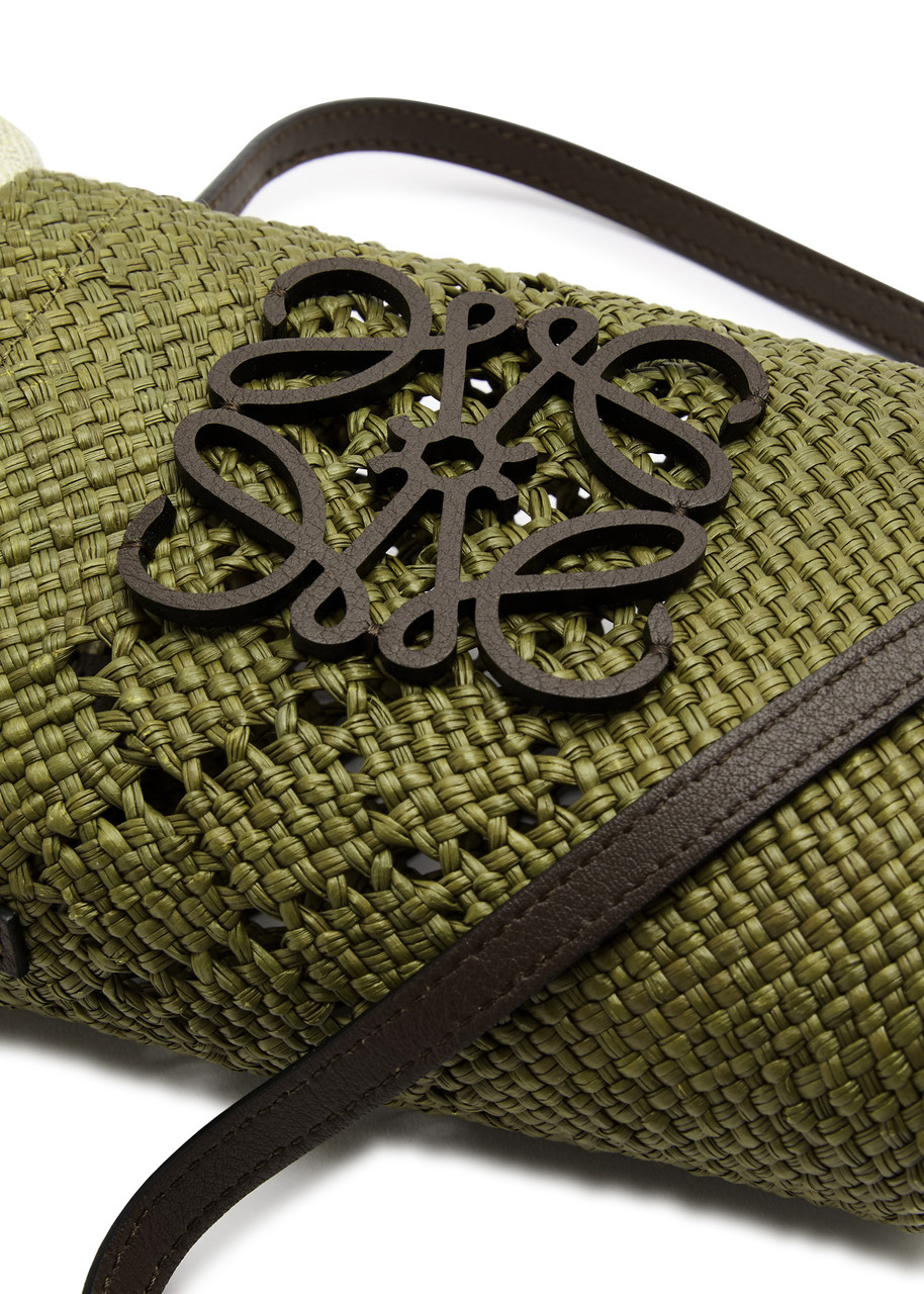 LOEWE X Paula's Ibiza Square Pocket raffia cross-body bag | Harvey