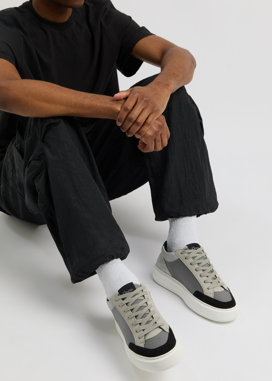 CLEENS Luxor panelled canvas sneakers | Harvey Nichols