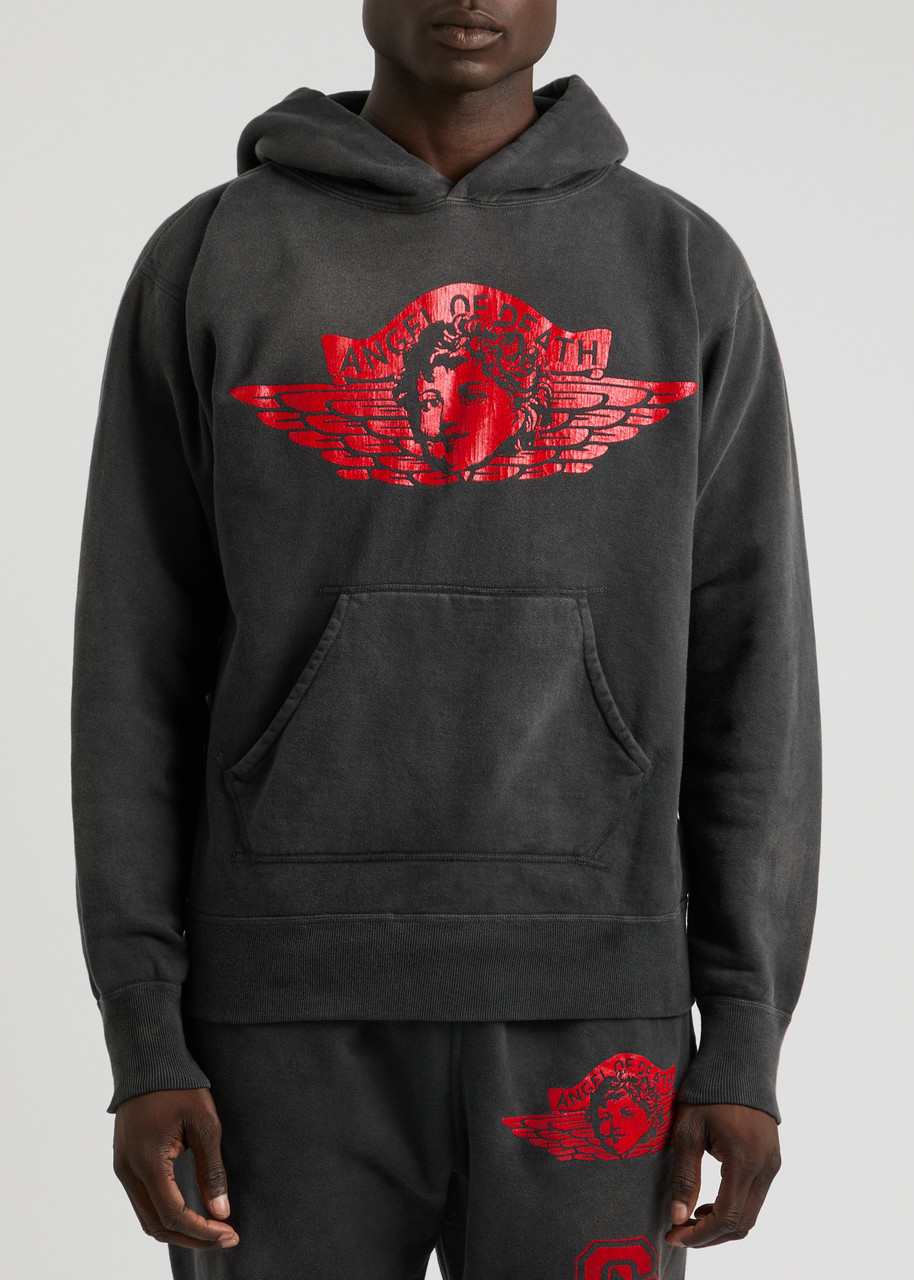 パーカー・フーディ Angel of Death printed hooded cotton sweatshirt SAINT MXXXXXX Angel of Death printed hooded cotton