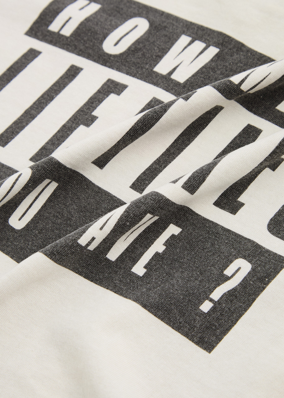 SAINT MXXXXXX Denim Tears printed cotton T-shirt | Harvey Nichols