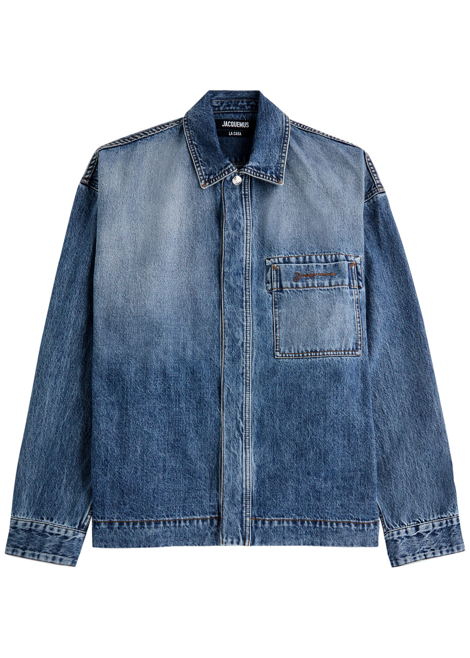 VIP【関税送料無料】希少 Jacquemus La Chemise De-Nimes Shirt Jacquemus La Chemise De-Nîmes denim shirt Jacquemus