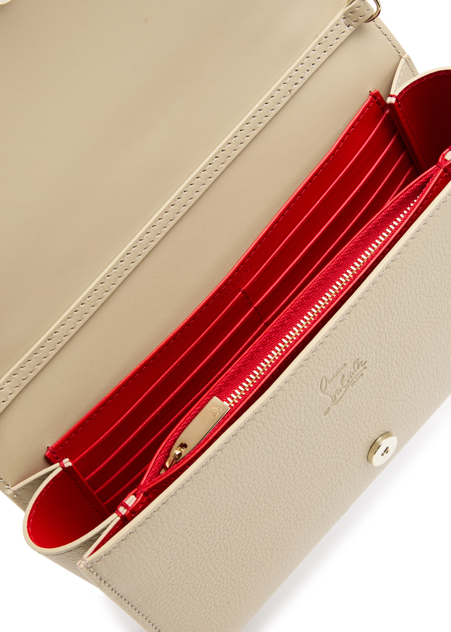 CHRISTIAN LOUBOUTIN Paloma embellished leather clutch | Harvey Nichols