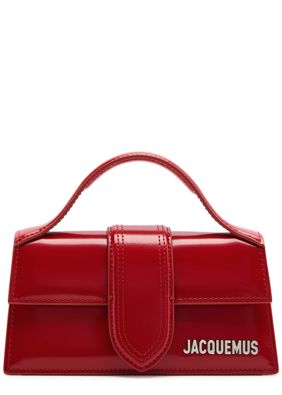JACQUEMUS Le Bambino glossed leather shoulder bag Harvey Nichols