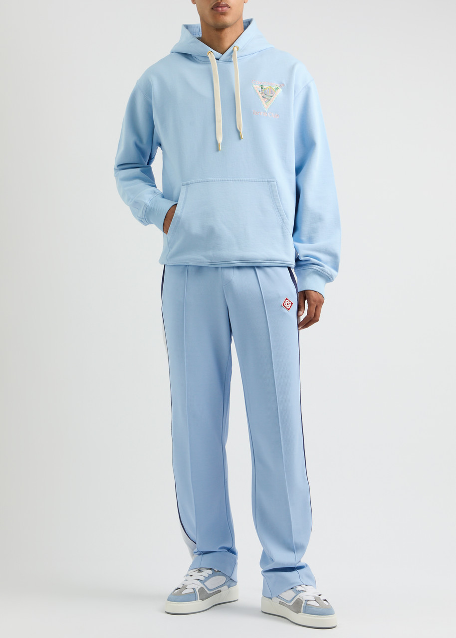 【関税込み】Casablanca ブルー Maison De Reve フーディ Maison De Reve Hooded Sweatshirt | Casablanca Paris
