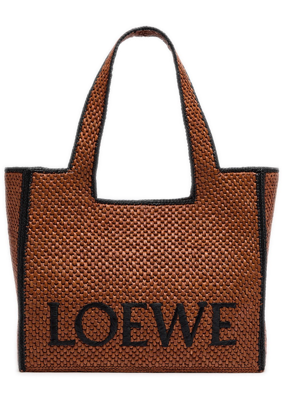 LOEWE X Paula's Ibiza large raffia tote Harvey Nichols