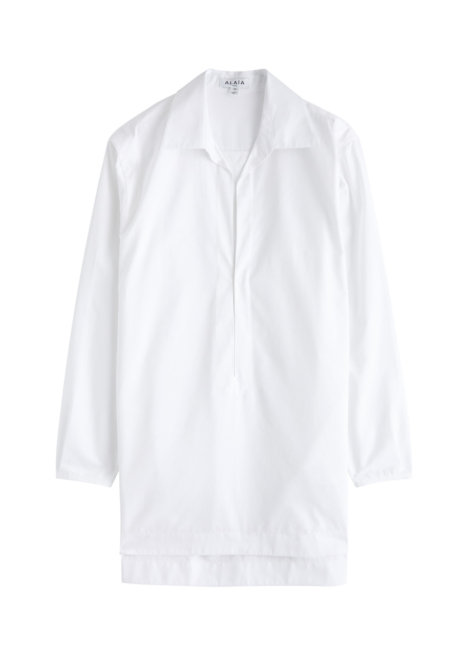 ワンピース Alaia Alaia Tunic Chemisier Mini ALAÏA Cotton-poplin mini tunic dress | Harvey Nichols