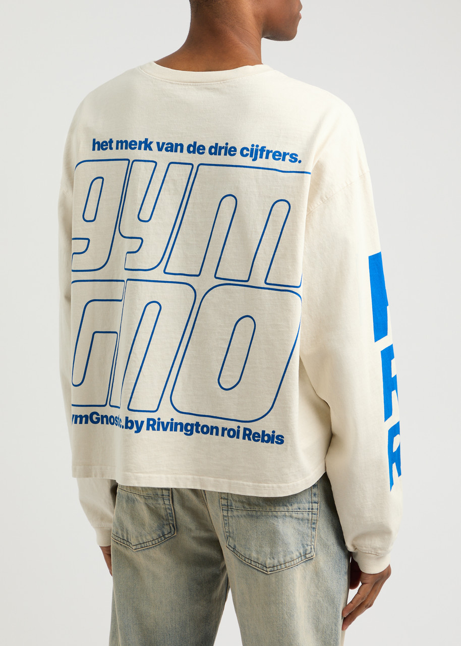 RIVINGTON ROI REBIS Speak Dangerously printed cotton top | Harvey