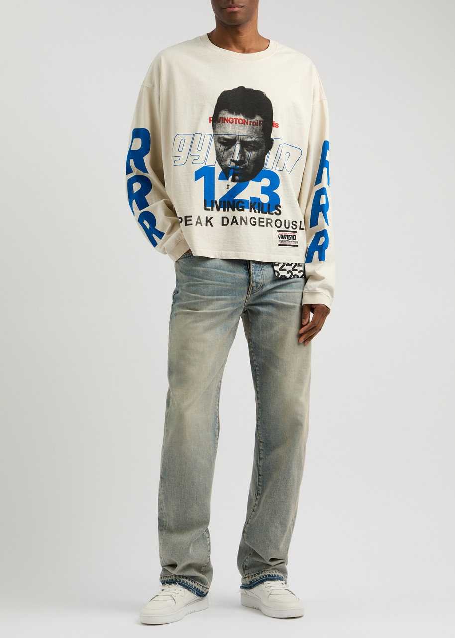 RIVINGTON ROI REBIS Speak Dangerously printed cotton top | Harvey