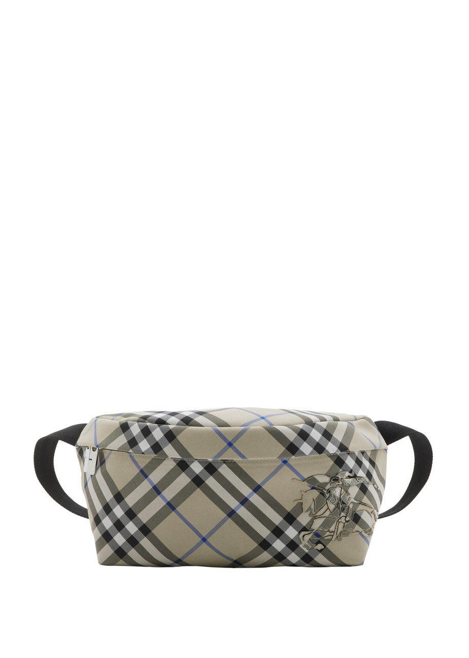 ショルダーバッグ Burberry Embroidered Fabric Check Belt Bag 0400022555280_SANDCHECK?wid=