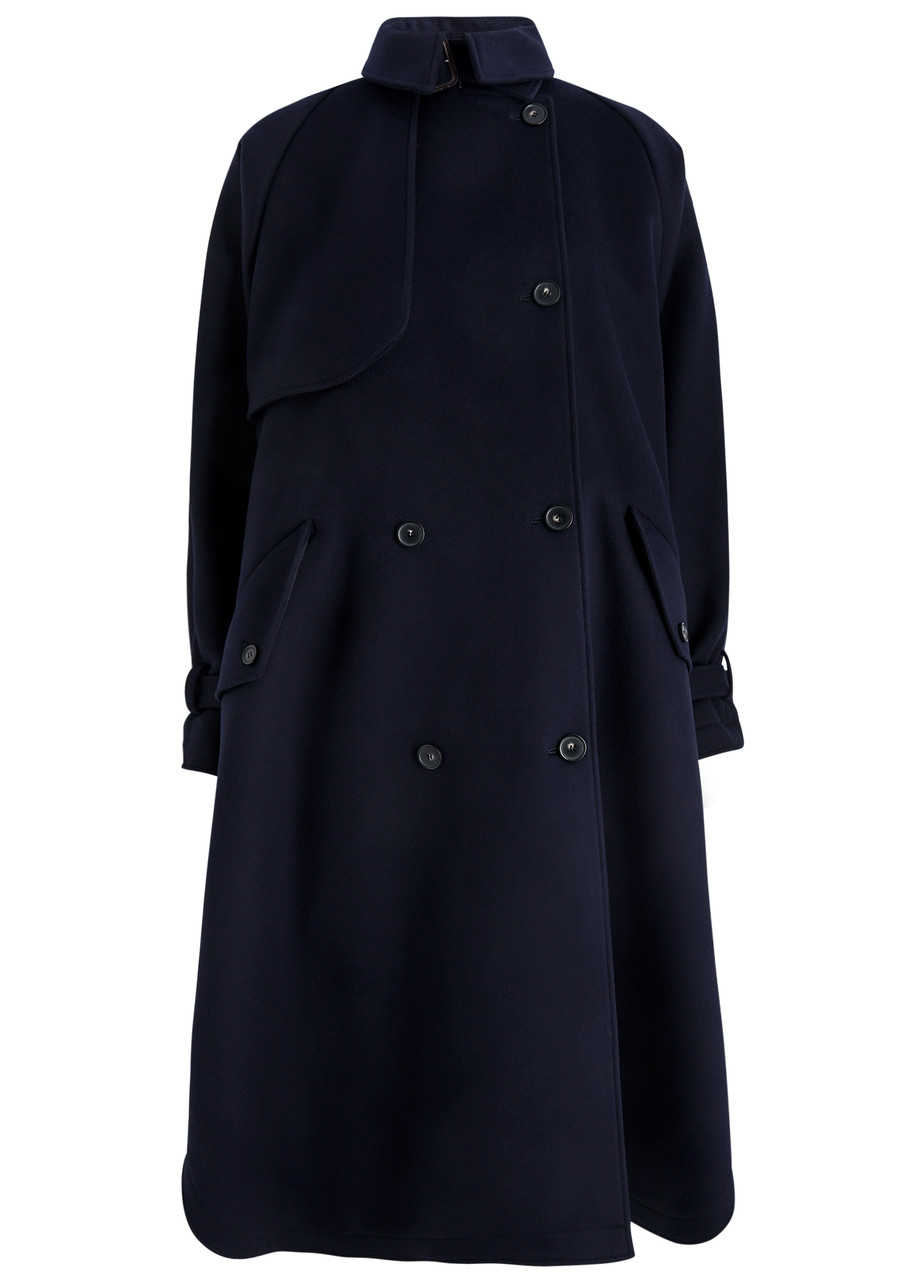 STELLA MCCARTNEY Double-breasted wool trench coat | Harvey Nichols