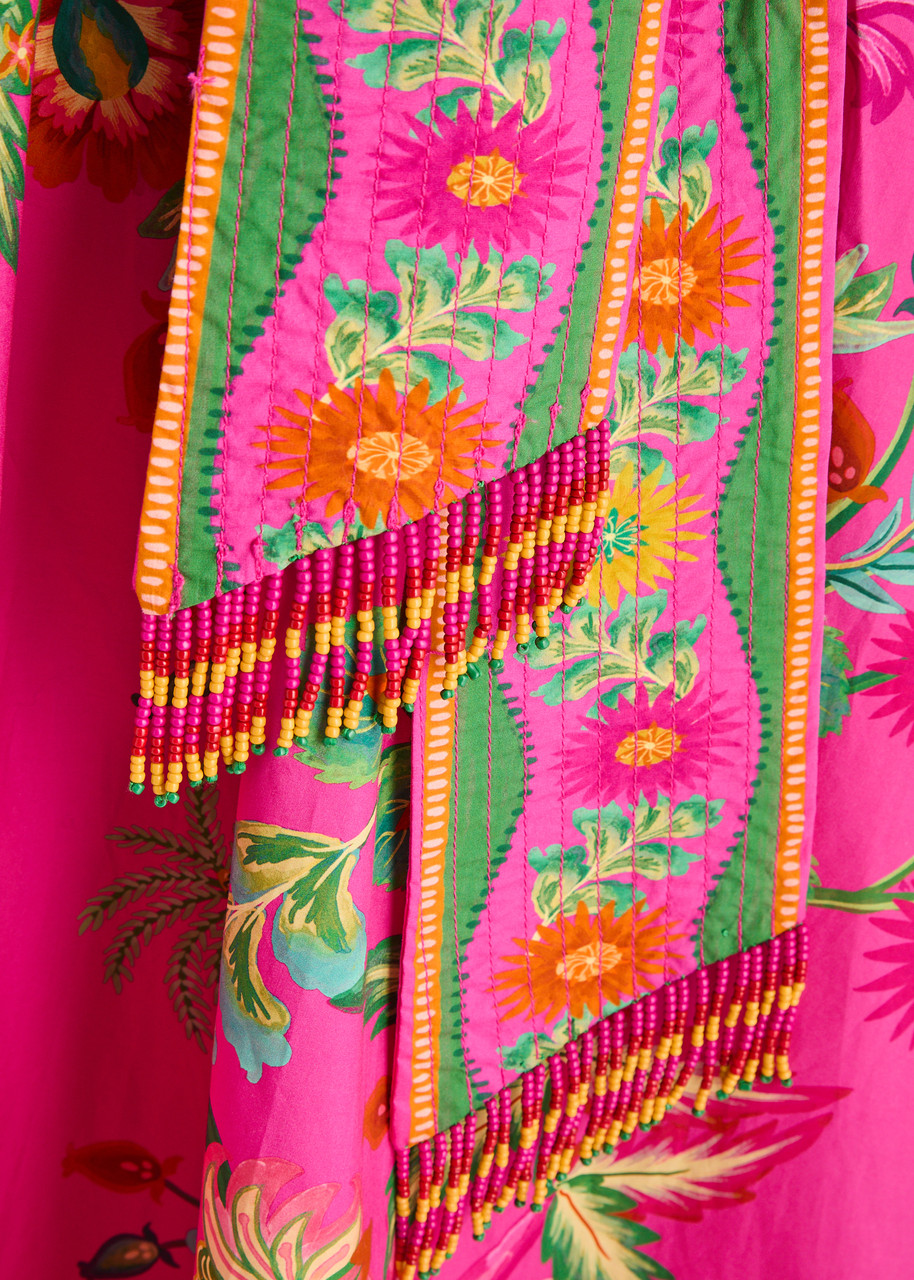 FARM RIO Fruit Garden printed cotton midi dress | Harvey Nichols