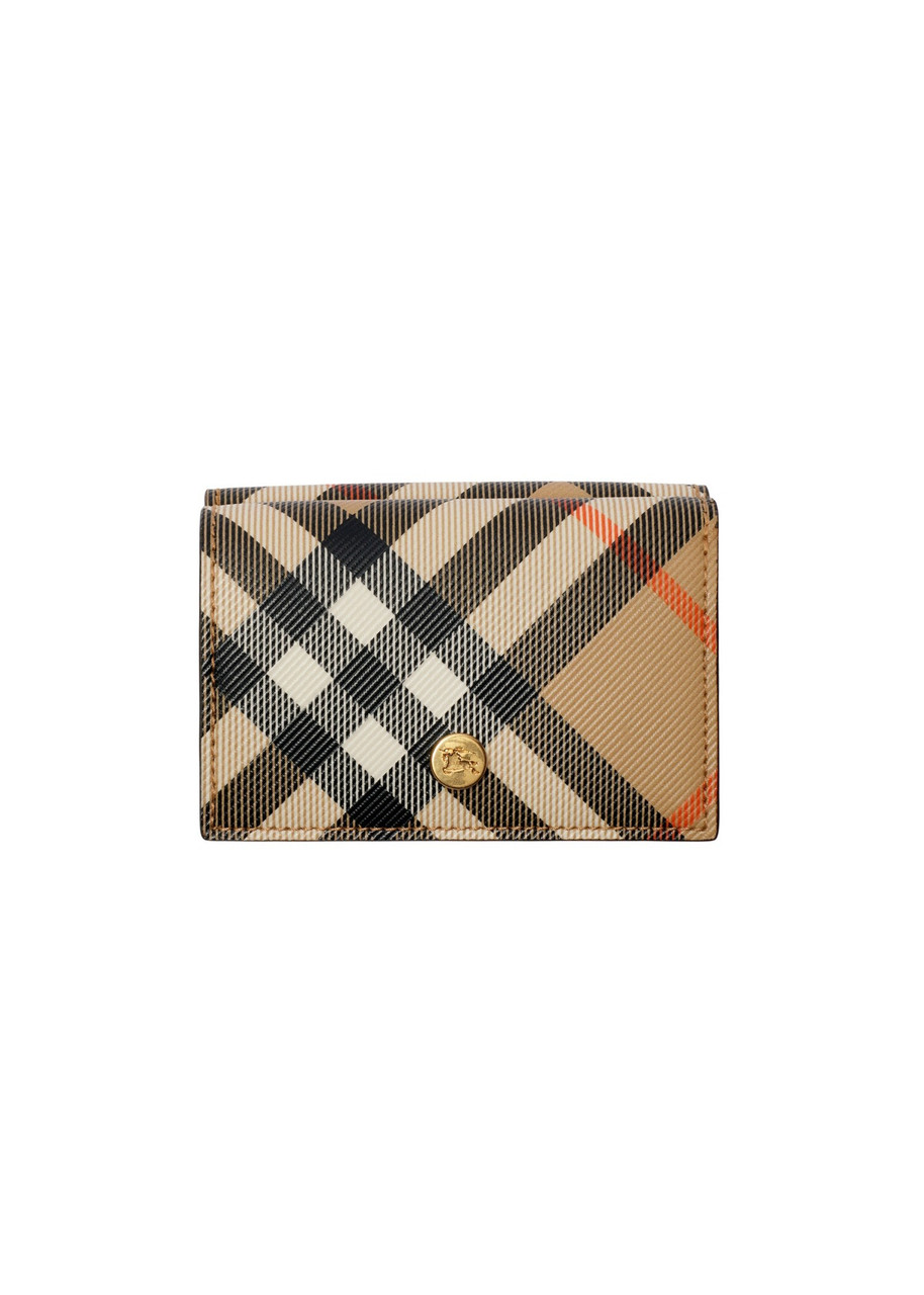 【BURBERRY】Check Compact Wallet BURBERRY Check compact wallet | Harvey Nichols