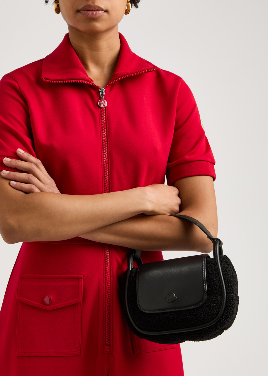 MONCLER Tiarna mini faux shearling cross-body bag | Harvey MONCLER Tiarna mini faux shearling cross-body bag | Harvey