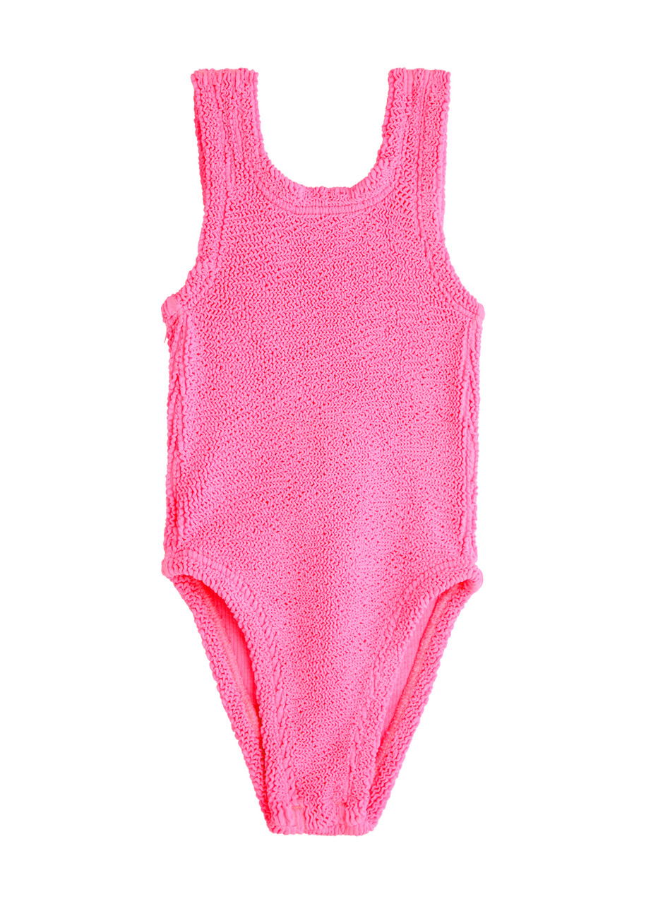 HUNZA G KIDS Alva seersucker swimsuit (2-6 years) Harvey Nichols