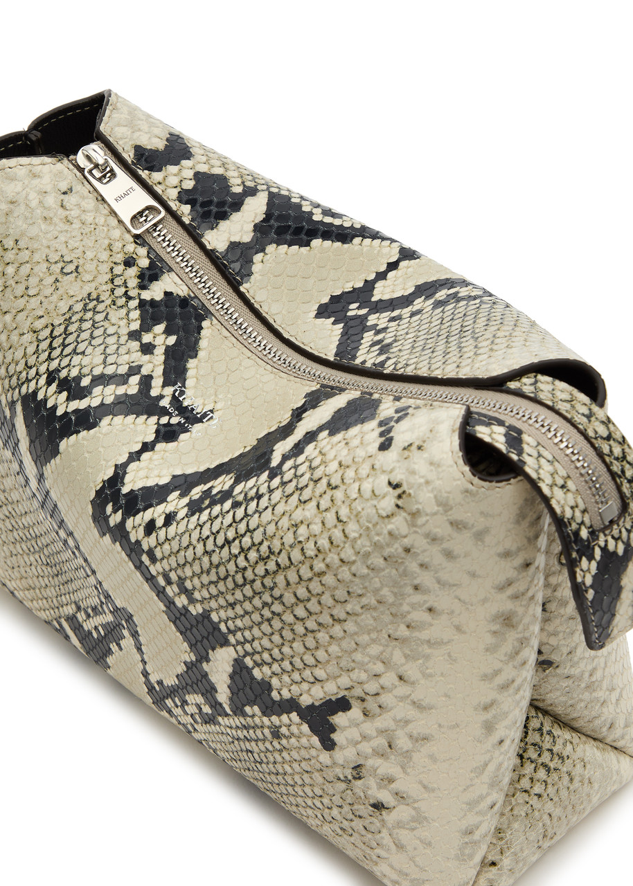 Khaite Lina python-effect leather cross-body bag - Crossbody Khaite Lina python-effect leather cross-body bag - Crossbody