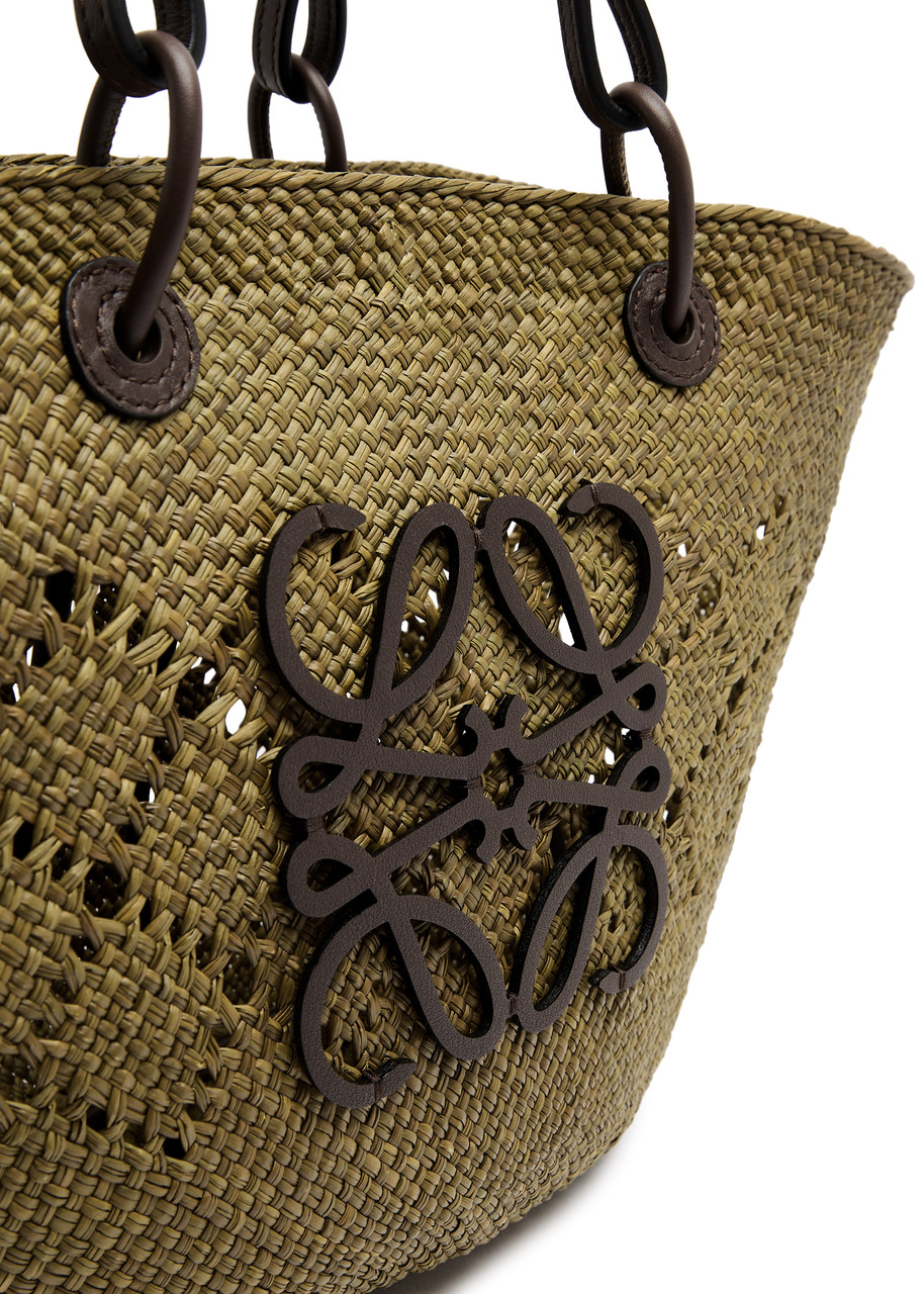 LOEWE X Paula's Ibiza Ajouré medium raffia basket bag | Harvey Nichols