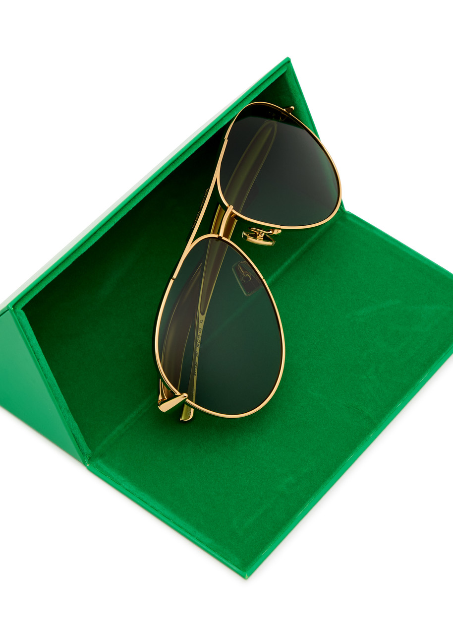 BOTTEGA VENETA Aviator-style sunglasses | Harvey Nichols
