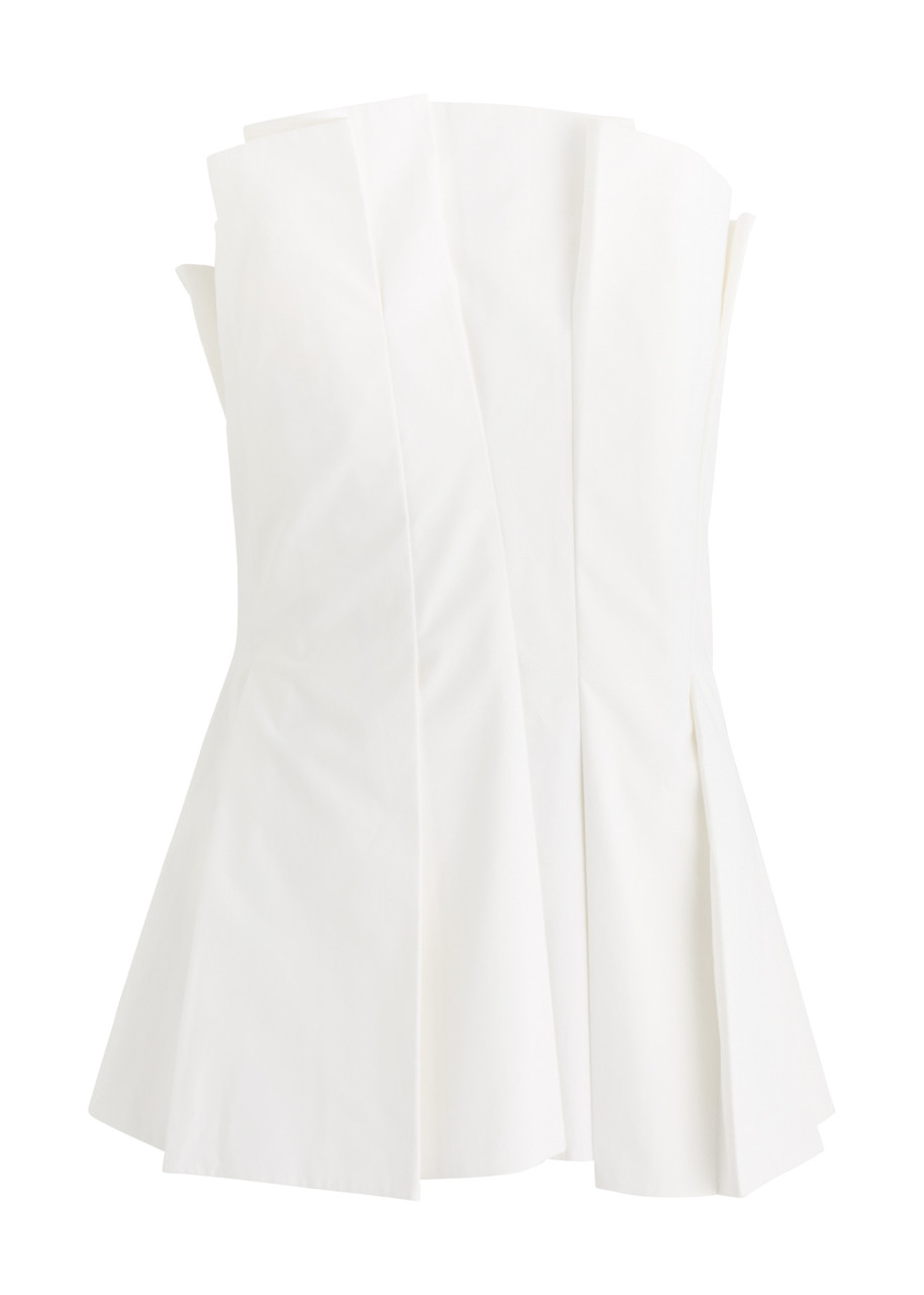 poplin strapped top