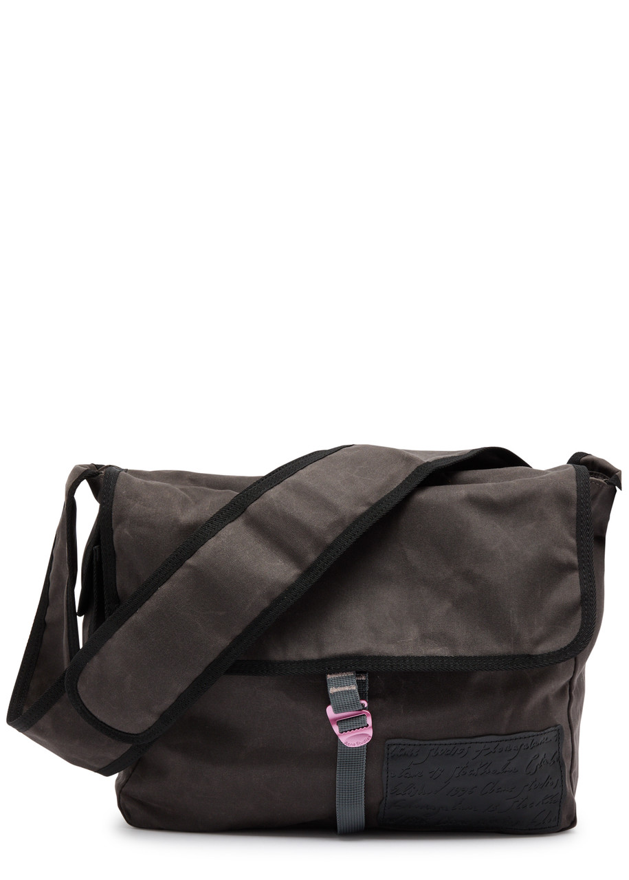 ACNE STUDIOS Andemer waxed canvas messenger bag Harvey Nichols