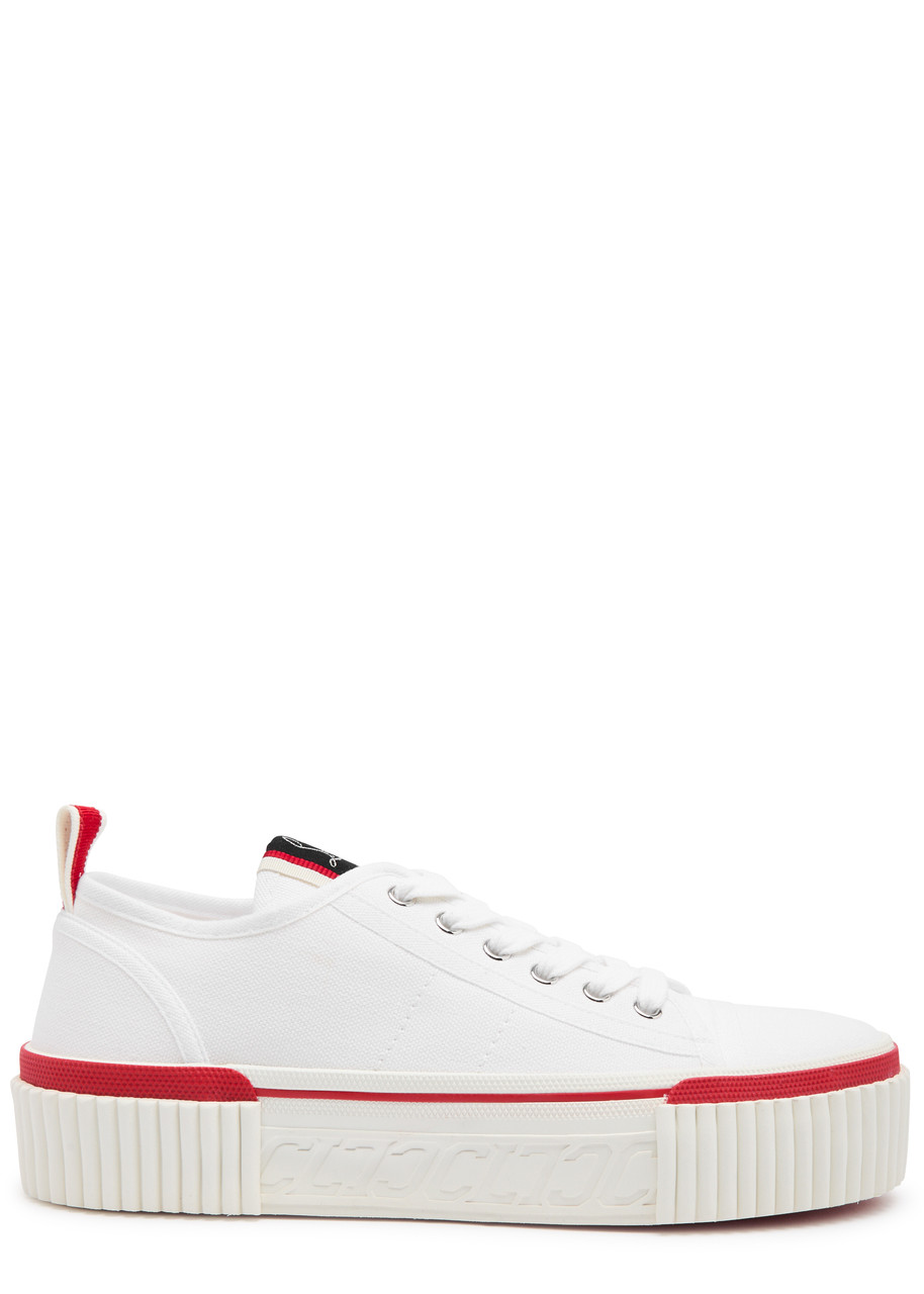 CHRISTIAN LOUBOUTIN Super Pedro canvas sneakers Harvey Nichols