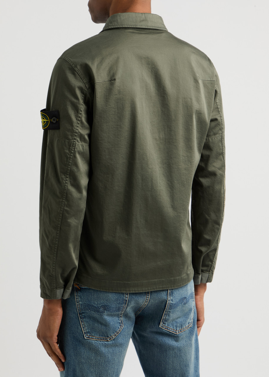 ジャケット・アウター STONE  STRETCH COTTON OVERSHIRT 59015918_xxl.jpg