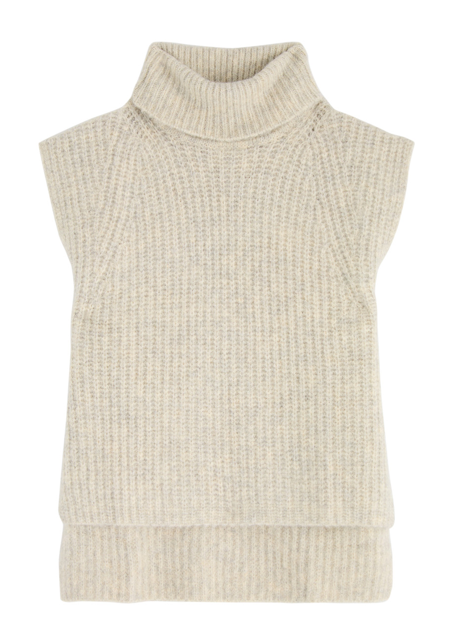 ISABEL MARANT ÉTOILE Megan alpaca-blend vest | Harvey Nichols
