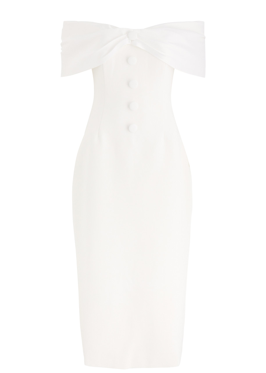 POET’S MUSE WOVEN MIDI DRESS main image 1