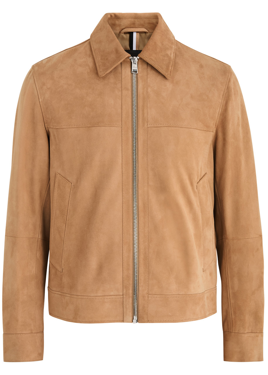 BOSS Suede jacket | Harvey Nichols